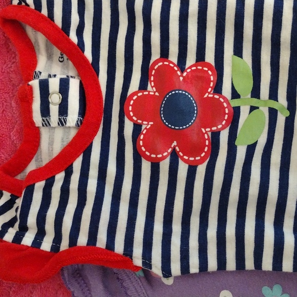 Three 3-6 MO onesie bundle - Picture 3 of 8